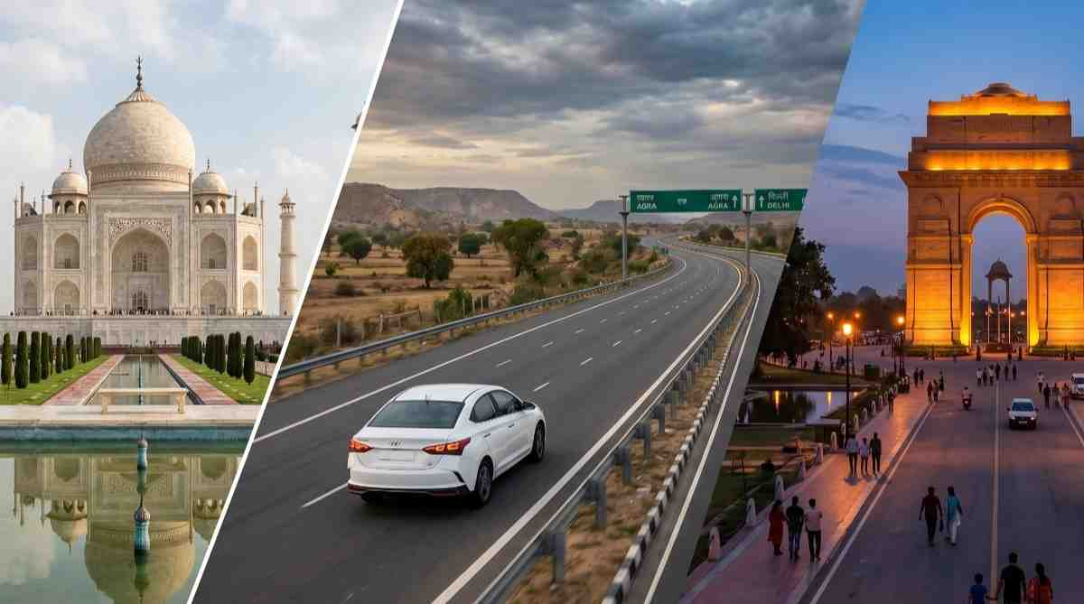 Agra to Delhi Cab