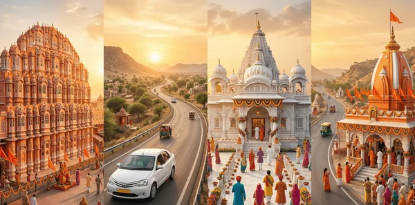 Jaipur to Khatu Salasar Pushkar Ajmer Tour Package — Marwari Cabs